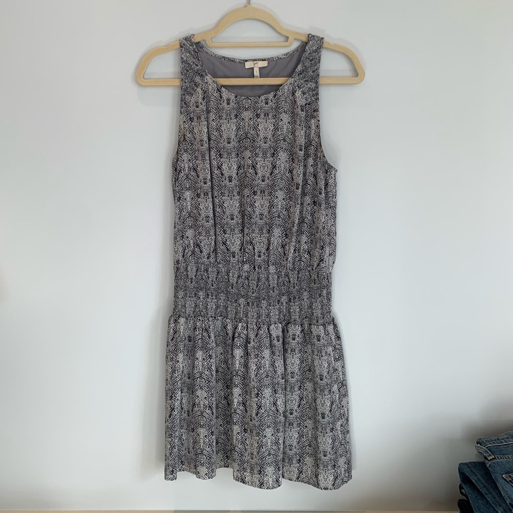 Joie snakeskin print dress